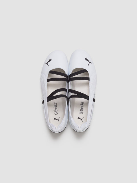 WMNS Speedcat LTH Ballet Sneaker in White & Black