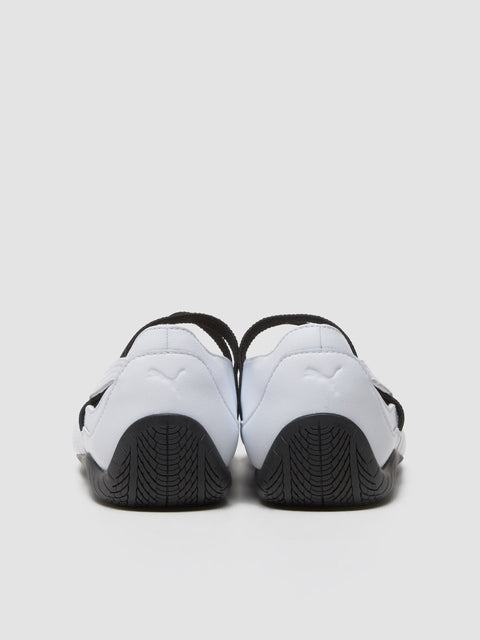 WMNS Speedcat LTH Ballet Sneaker in White & Black