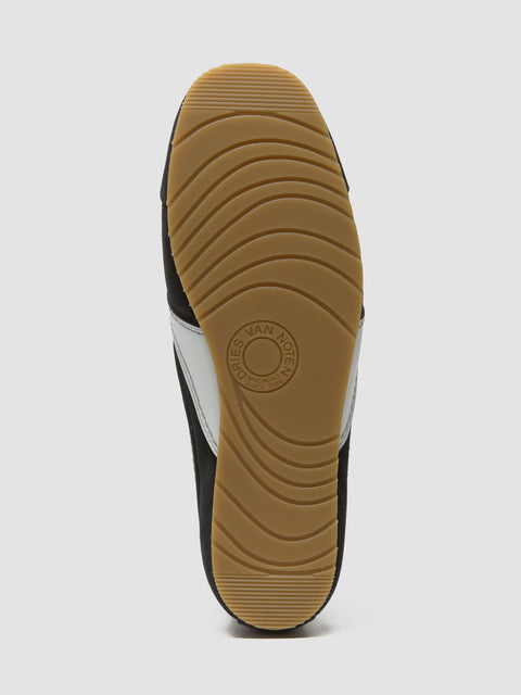 Women's Suede Sneaker in Black