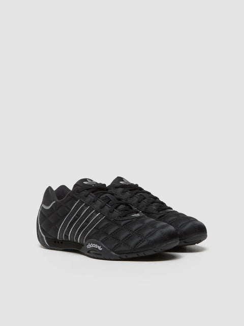 WMNS Adiracer LT Sneaker in Core Black & Silver Metallic