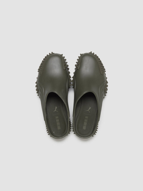 x Louis-Gabriel Nouchi Mostro Mule in Dark Olive