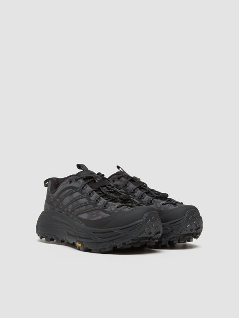 Mafate Three2 Sneaker in Black & Carbon Black