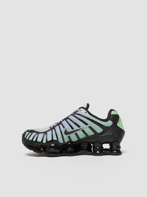 Shox TL Sneaker in Vapor Green & Black