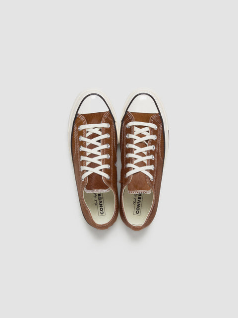 Chuck 70 Pony Hair Ox Sneaker in Brown