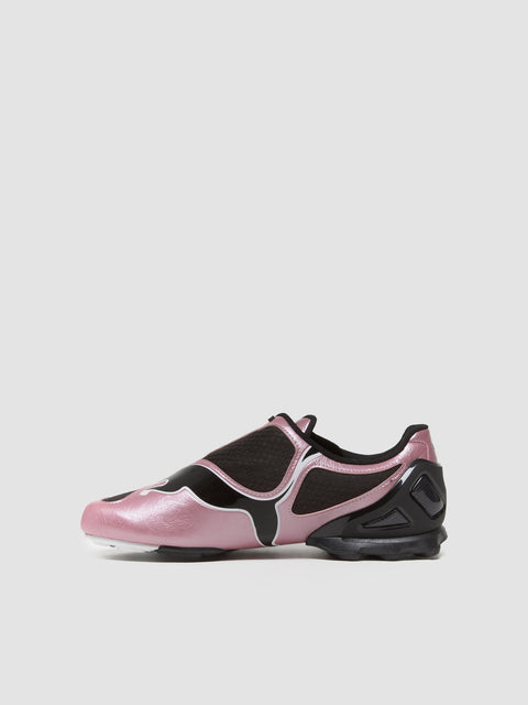V-S1 Metallic Sneaker in Black & Poised Pink