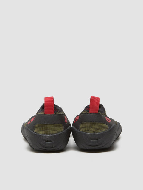 Aqua Turf Sneaker in Medium Olive & University Red