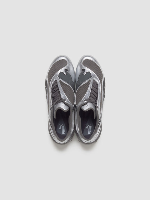 V-S1 Metallic Sneaker in Gray & Black