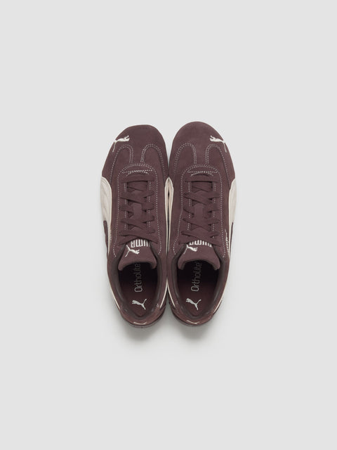 Speedcat TTF Sneaker in Dark Chocolate & Frosted Ivory