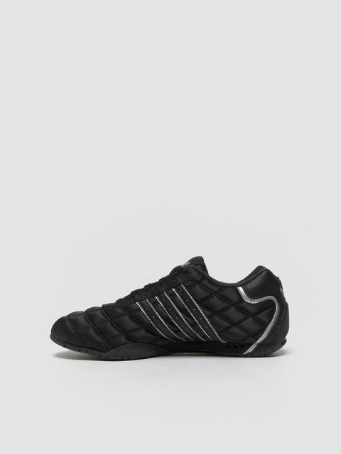 WMNS Adiracer LT Sneaker in Core Black & Silver Metallic