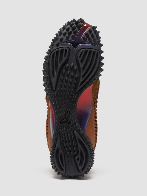 x Aries Mostro Craft Sneaker in Mahogany & Teak