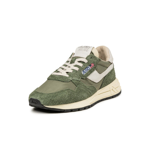 Reelwind Low *Nylon / Hairy Suede / Cracked Leather*