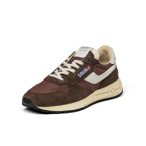 Reelwind Low *Nylon / Hairy Suede / Cracked Leather*