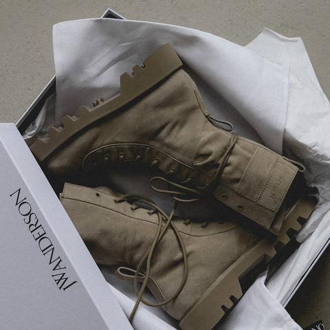 Combat Leather Boots